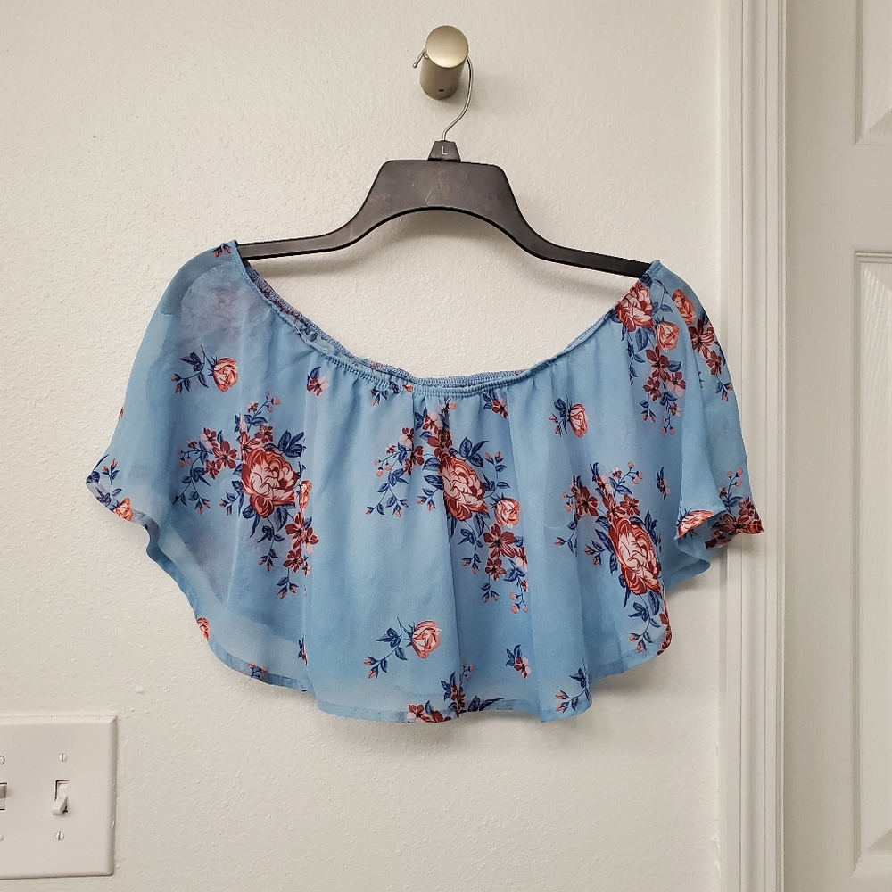Off the Shoulder Crop Top